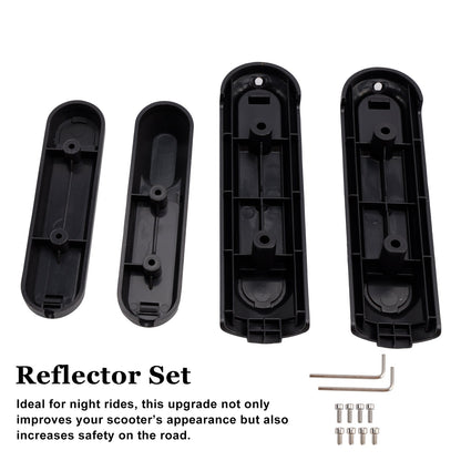 Set di 4 coperture laterali per scooter con catarifrangente posteriore per Xiaomi 4 Pro (1a generazione)