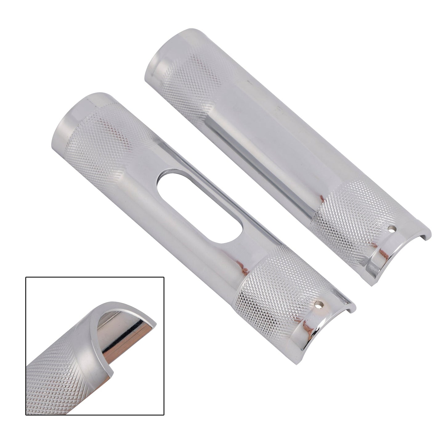 Adattatore per riser del diametro del manubrio da 1"" a 1,25"" cromato per Road Glide Road King