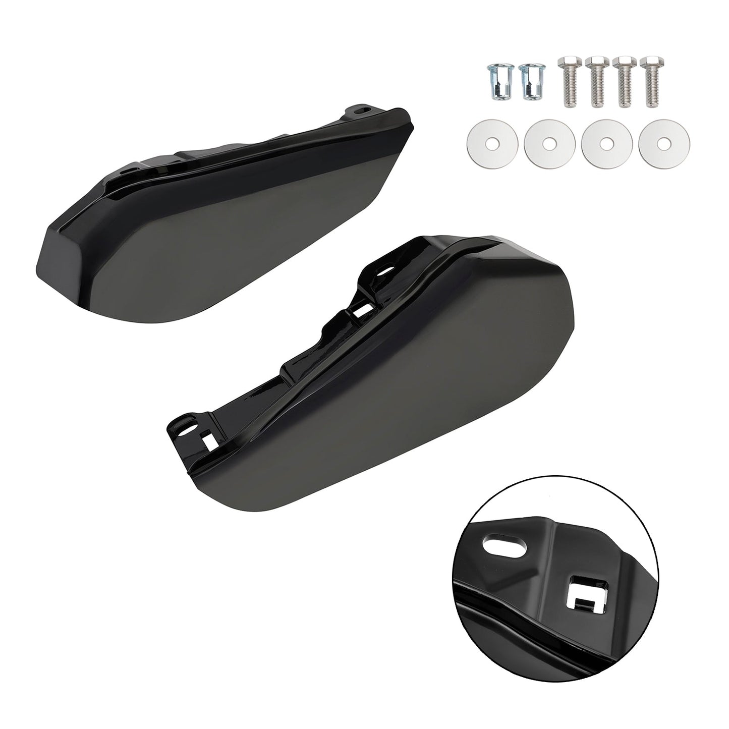 Deflettore di calore dell'aria del telaio intermedio Touring CVO Street Glide Road Glide 2023-2024