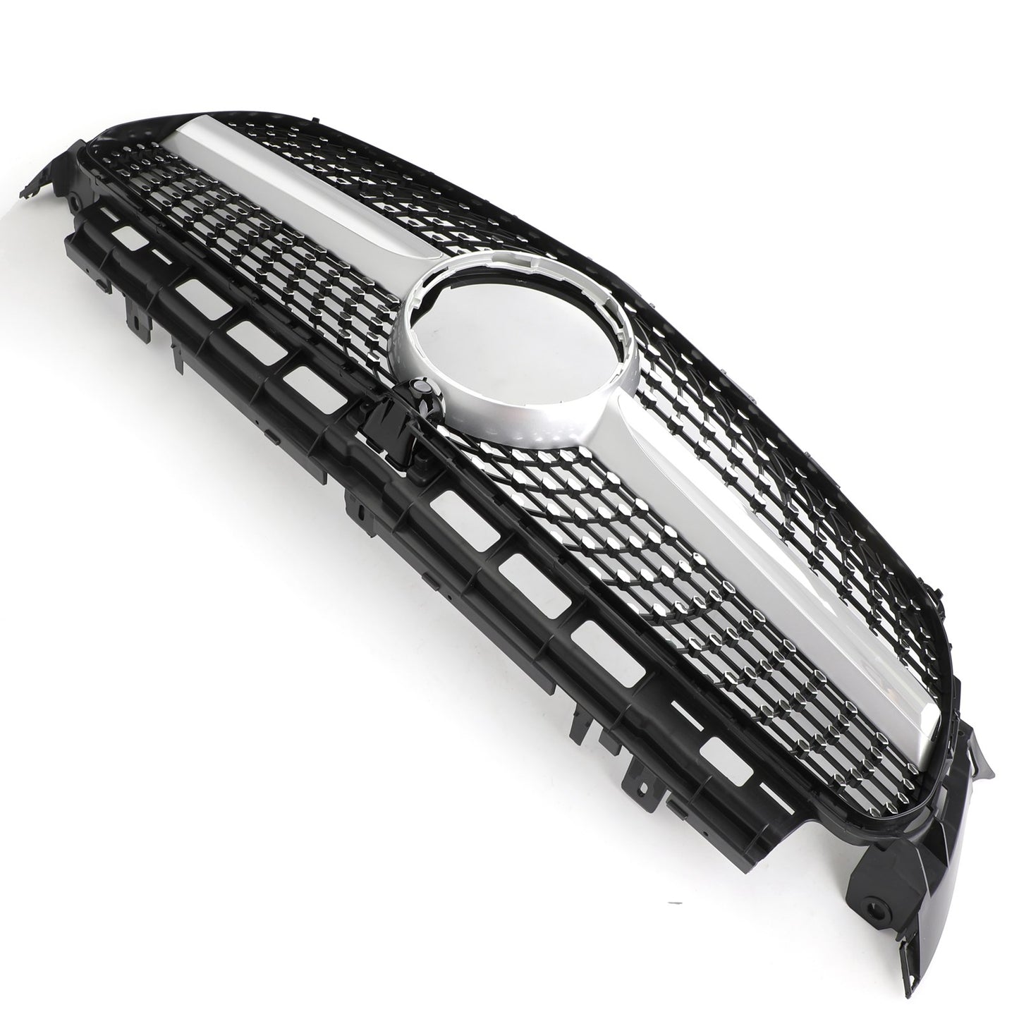 Per Mercedes Benz W213 E300 E400 16-19 Griglia Griglia Anteriore Bordo Argento