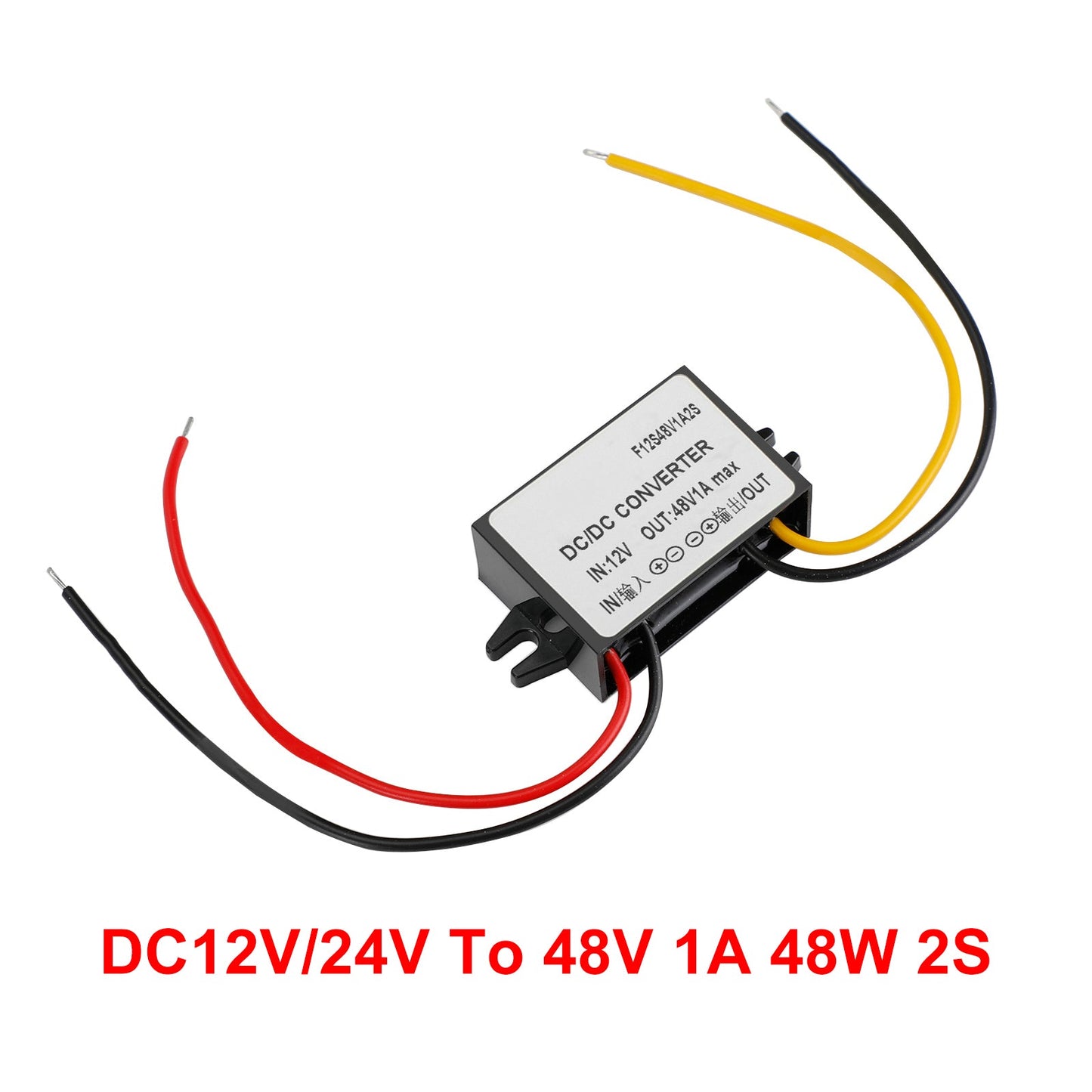 Convertitore regolatore di alimentazione per auto DC-DC 12V-48V 1A 48W Step Up impermeabile