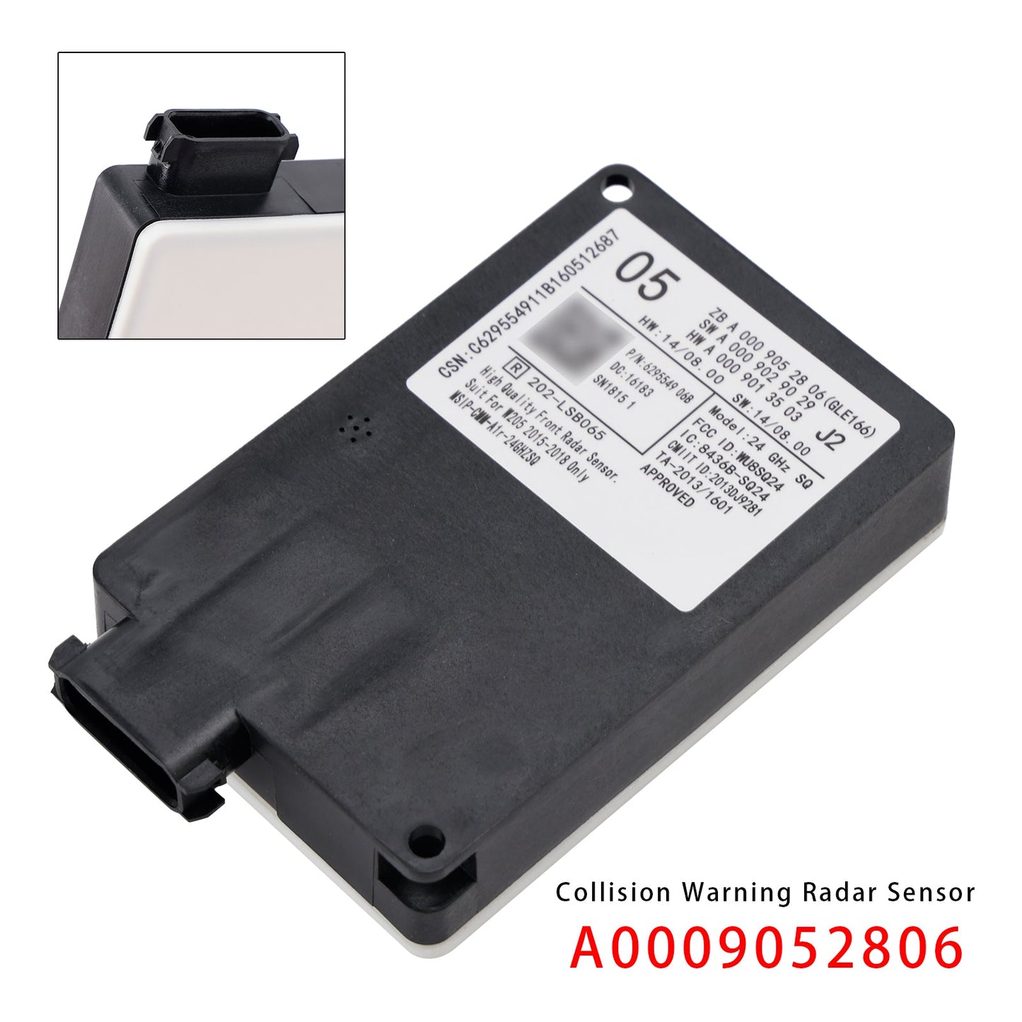 Sensore radar di avviso di collisione frontale per Mercedes-Benz GLE W166 (anni 2015-2018) A0009052806