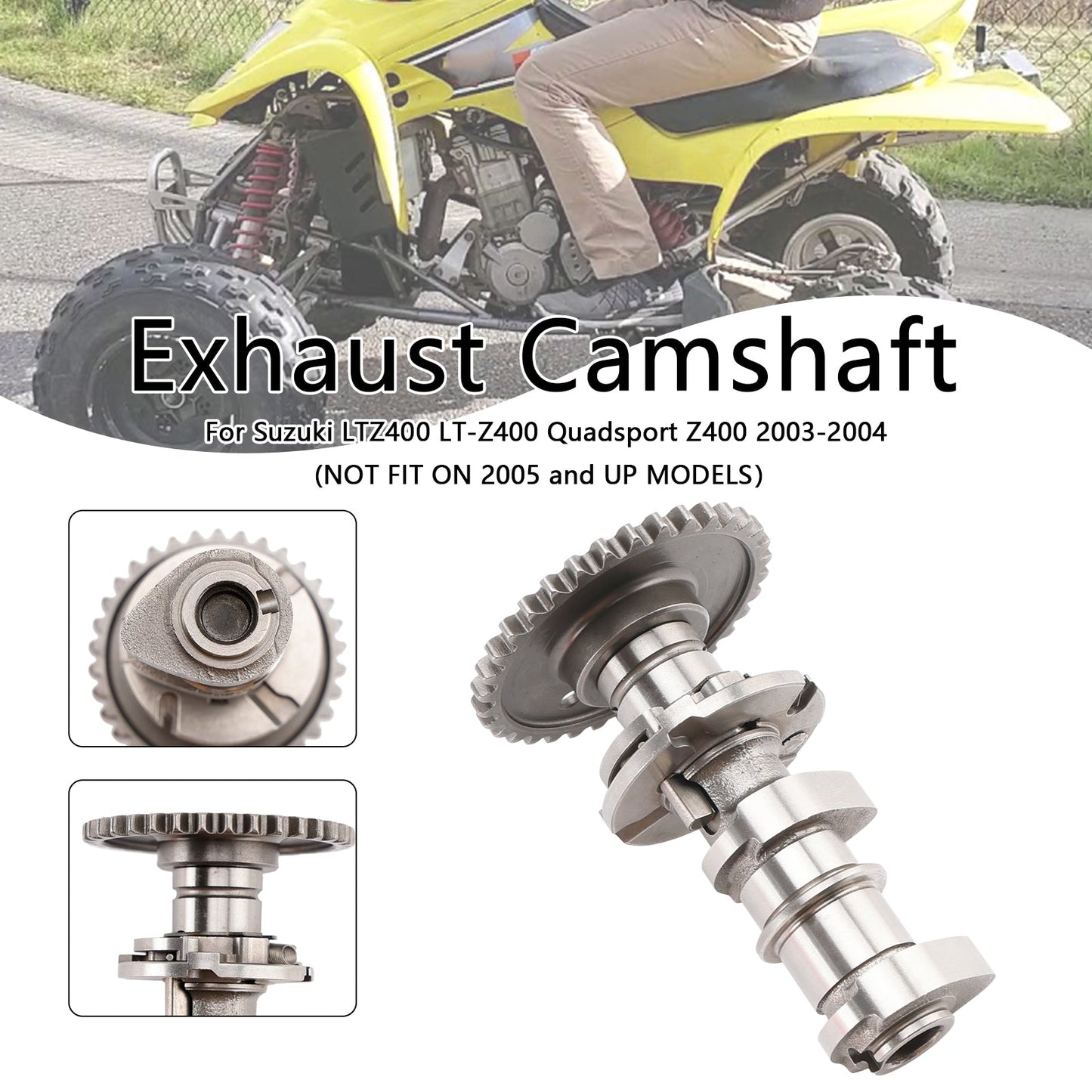 Albero a camme di scarico Suzuki LTZ400 LT-Z400 Quadsport Z400 2003-2004 12720-07G00