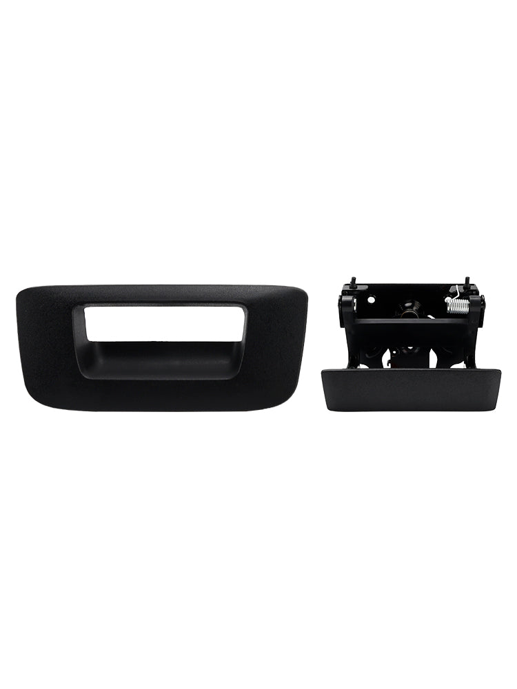 Set di 2 maniglie per portellone posteriore esterne nere per Chevrolet Silverado 1500 2007-2013