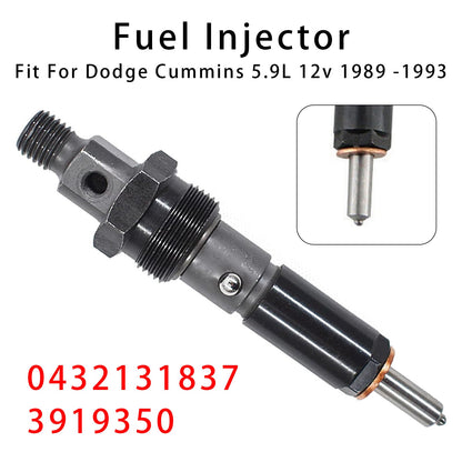 1 pz iniettore carburante per Dodge D250 D350 Cummins 89-93 5.9L 12V 0432131837 3919350