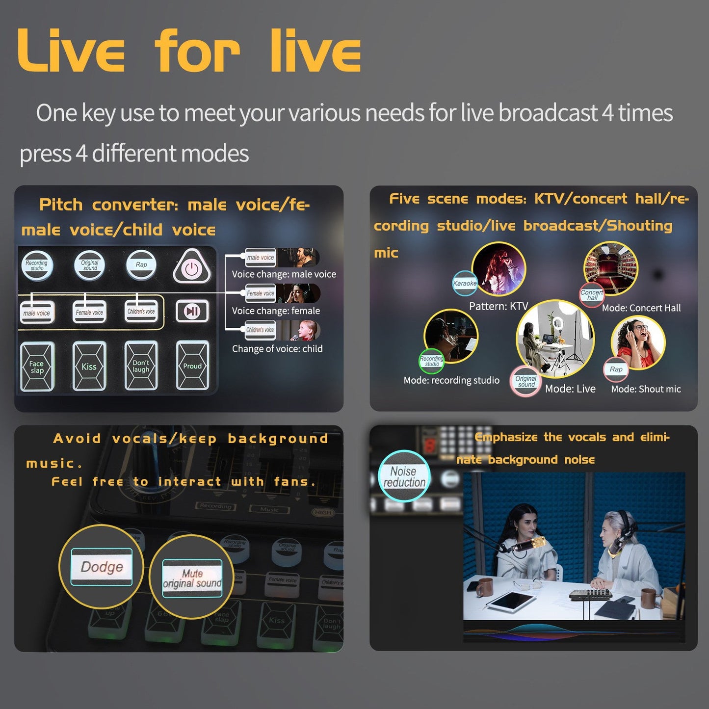 V10 Live Sound Card Set Condensatore M800 Microfono Mobile Karaoke Computer Live Tik Tok Equipment Set