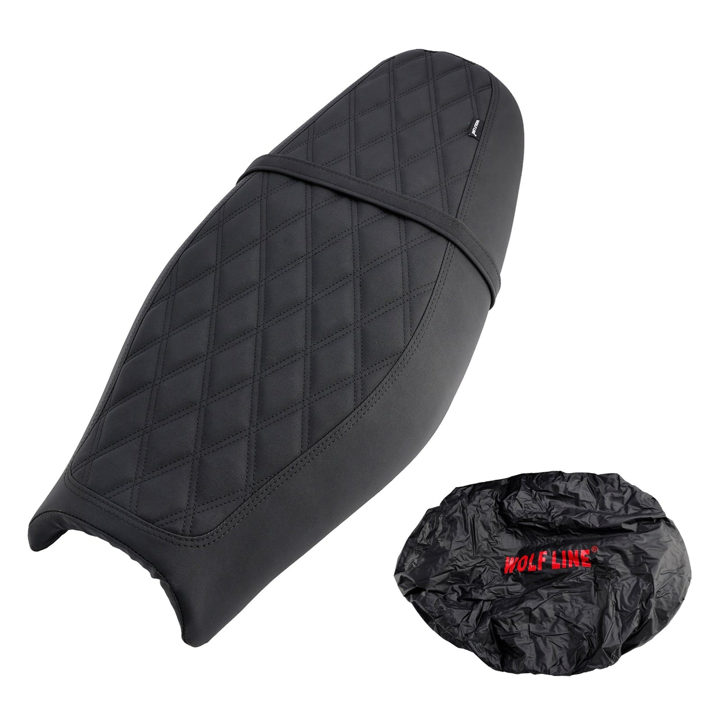 Sostituisci il sedile anteriore posteriore del conducente e del passeggero nero per Street Twin Speed Twin 900 BrownC