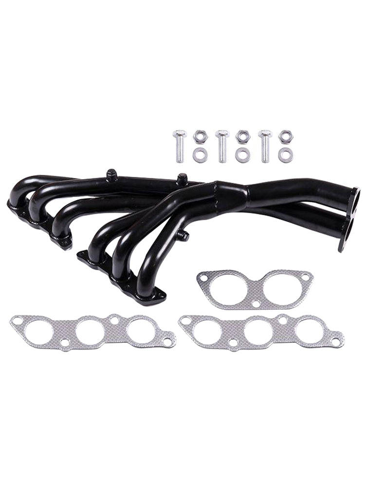 Collettore di scarico in acciaio inossidabile per Lexus IS300 2001-2005 3.0L, nero