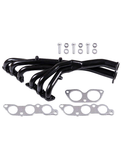 Collettore di scarico in acciaio inossidabile per Lexus IS300 2001-2005 3.0L, nero