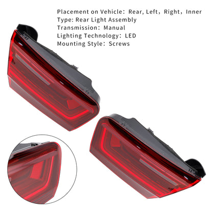 Audi A6 4G C7 2015-2018 Coppia fanali posteriori interni sinistro e destro 4G5945093E 94E