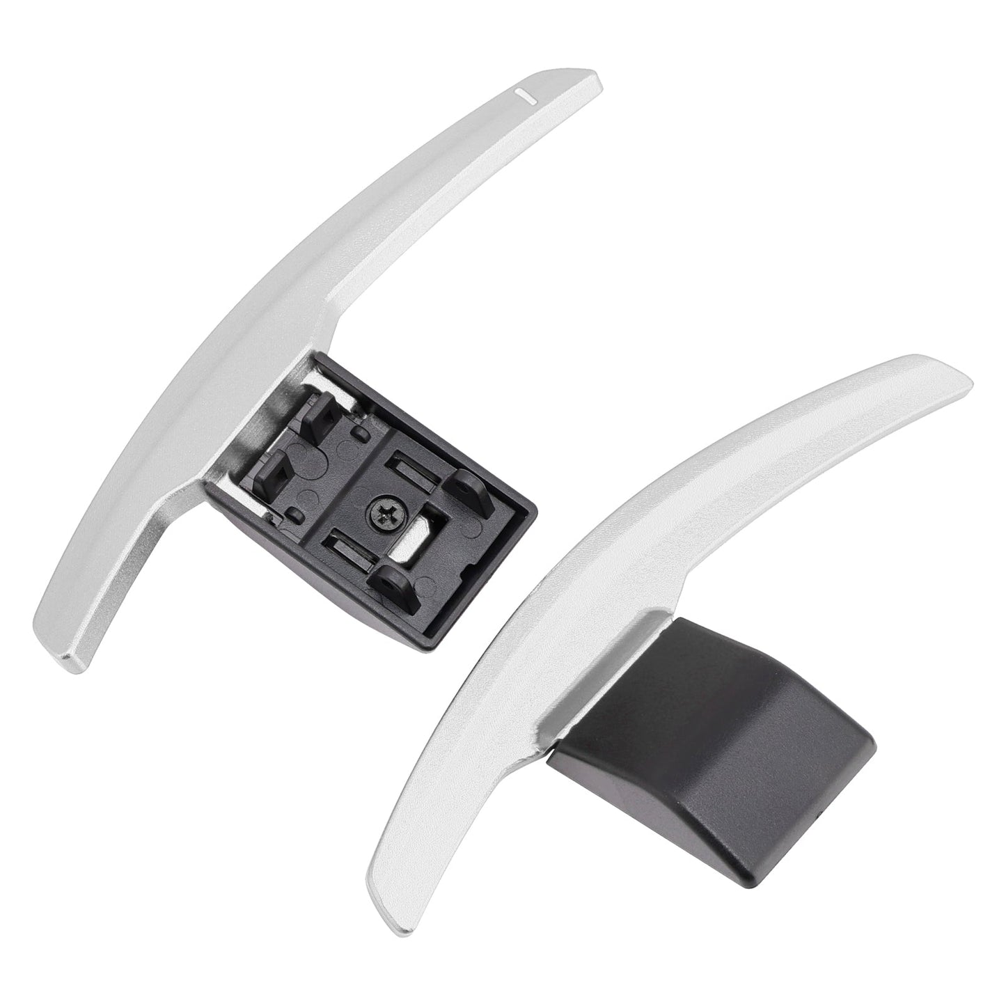 Estensione del cambio al volante per BMW Serie F F30 F31 F32 F10 X3 X5 Alluminio Argento