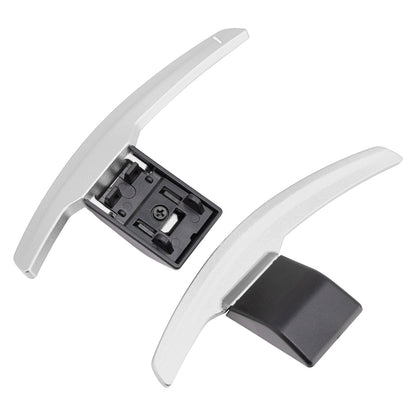 Estensione del cambio al volante per BMW Serie F F30 F31 F32 F10 X3 X5 Alluminio Argento