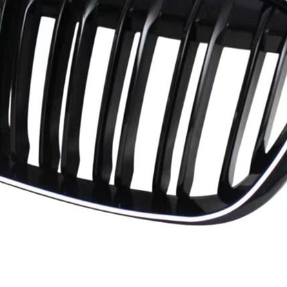 Griglia anteriore a doppio rene nera lucida per BMW X1 F48 F49 2016-2019