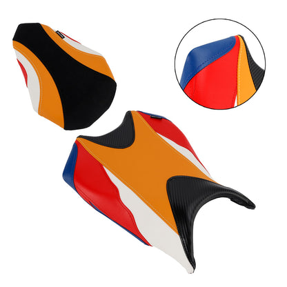 Kit cuscini passeggero anteriore e posteriore Raider per Honda CBR250RR 2017-2024 2023, colore arancione