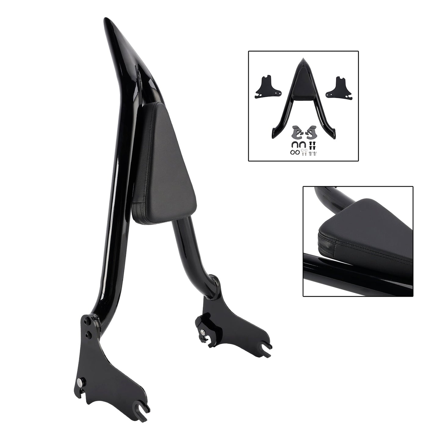 Schienale Sissy Bar passeggero per Road King Street Glide Road Glide 1997-2008