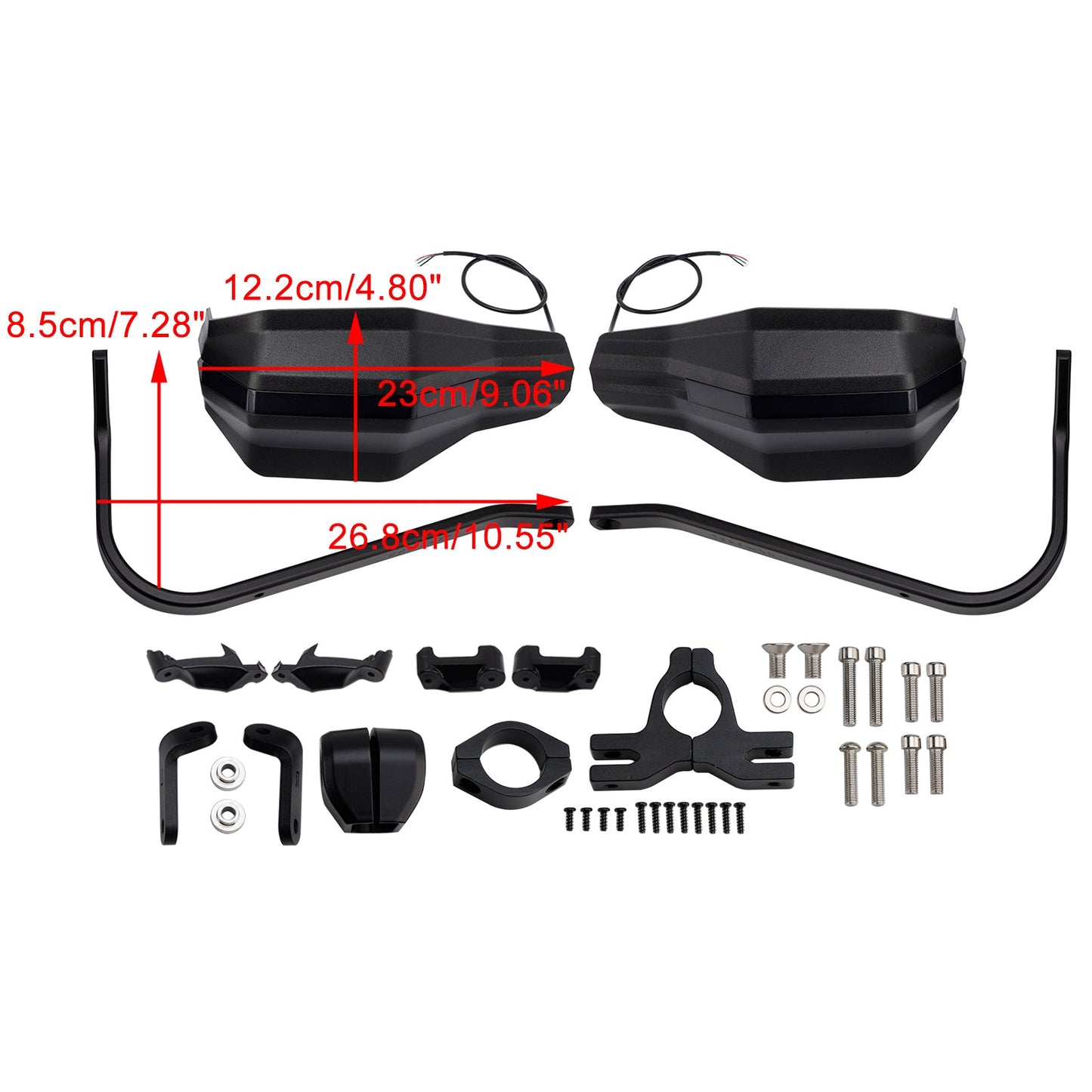 Protezione per paramani SCRAMBLER 400 X 2024-2025, copertura protettiva per maniglia