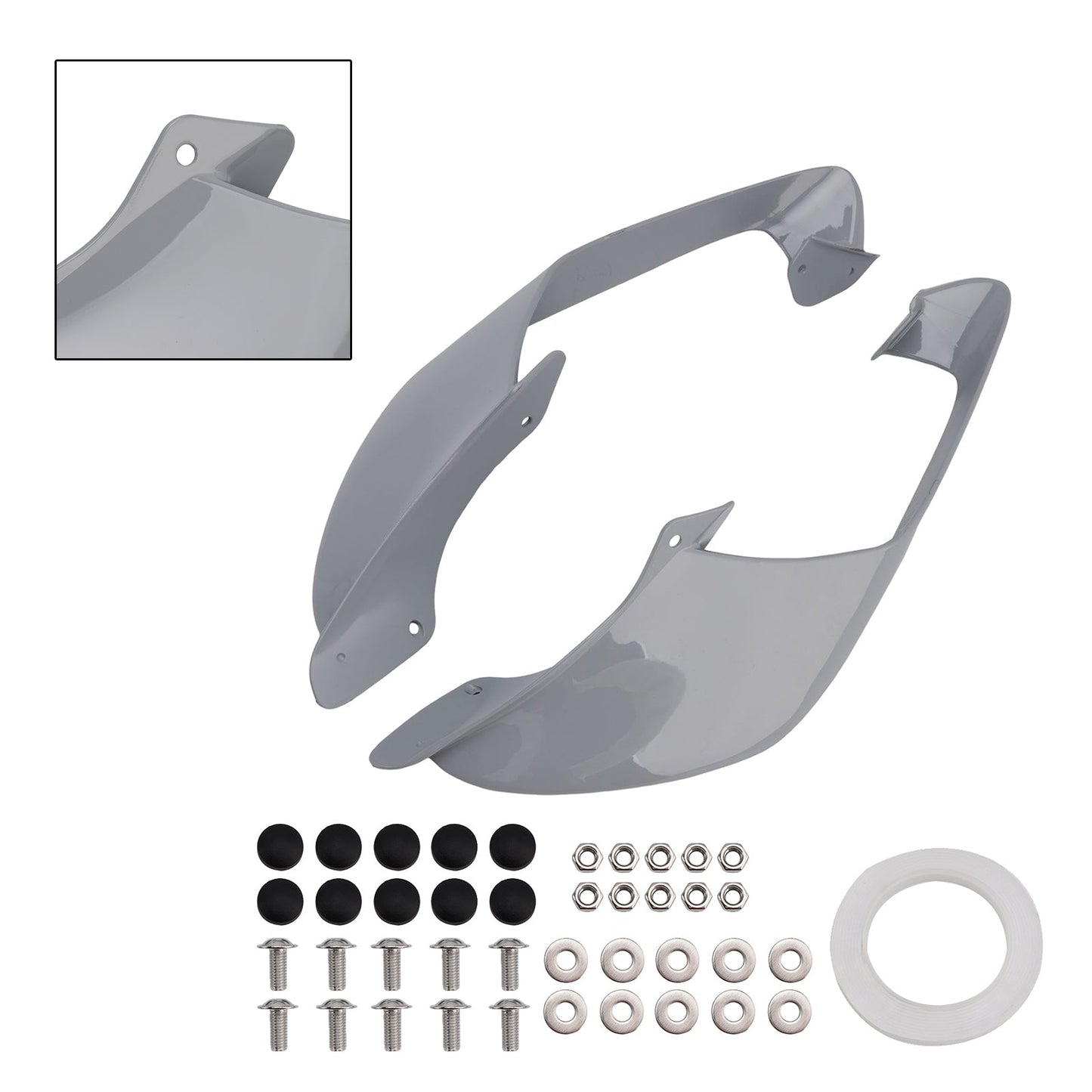 Alette laterali anteriori per Yamaha YZF R1 R1M 2021-2024, spoiler e carenatura