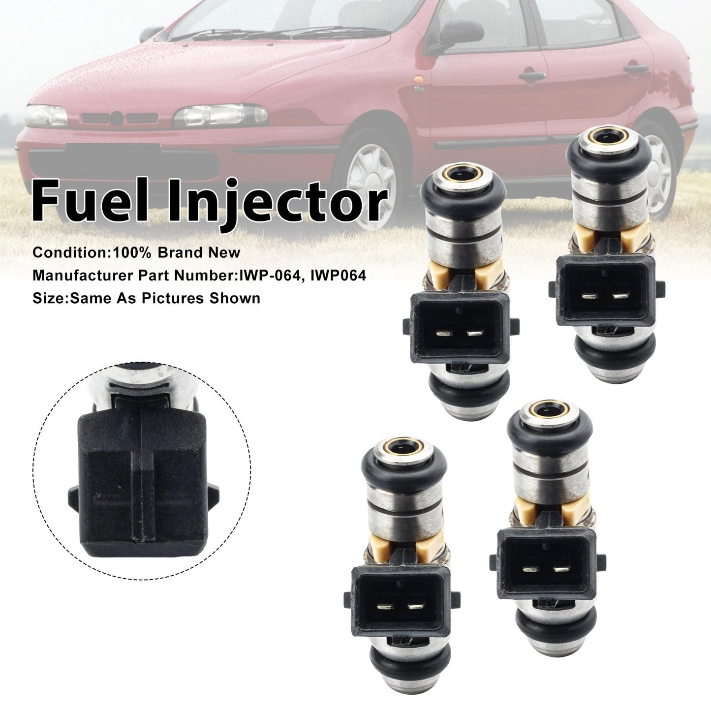 4 iniettori di carburante per Fiat Brava 96-02 e Lancia Dedra 96-99 IWP064
