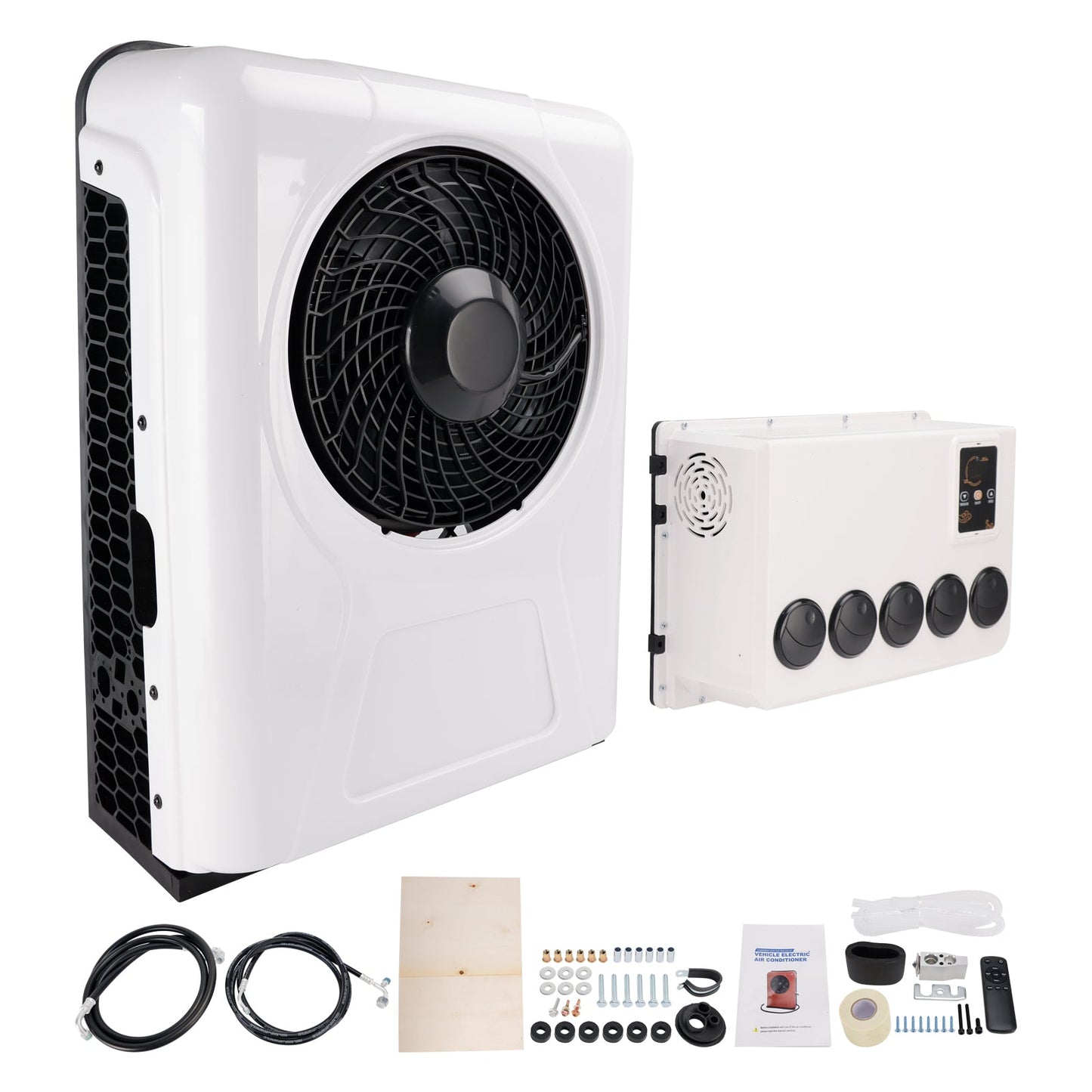 Condizionatore d'aria split DC 24V per camper, roulotte e camion, 13000 BTU.