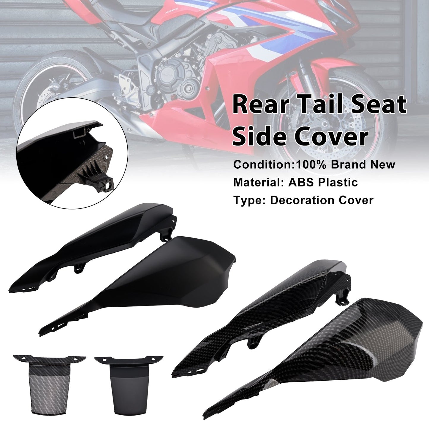 Carenatura laterale del codino posteriore Honda CBR650R CB650R 2024-2025