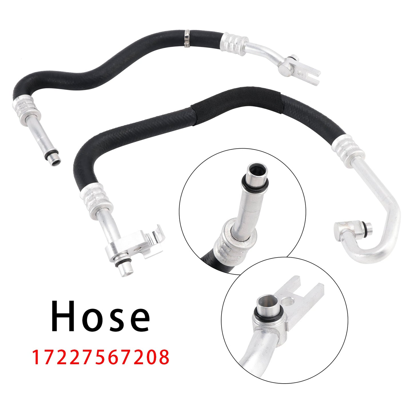 Kit tubi di ingresso e uscita radiatore olio motore per BMW Serie 3 berlina (E90 restyling) 2009-2012 17227567208