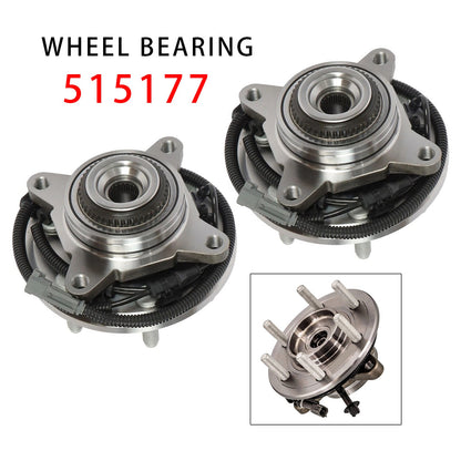 2 pezzi 515177 Gruppo cuscinetto e mozzo ruota anteriore per Ford F150 2018-2020