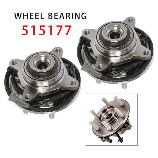 2 pezzi 515177 Gruppo cuscinetto e mozzo ruota anteriore per Ford F150 2018-2020