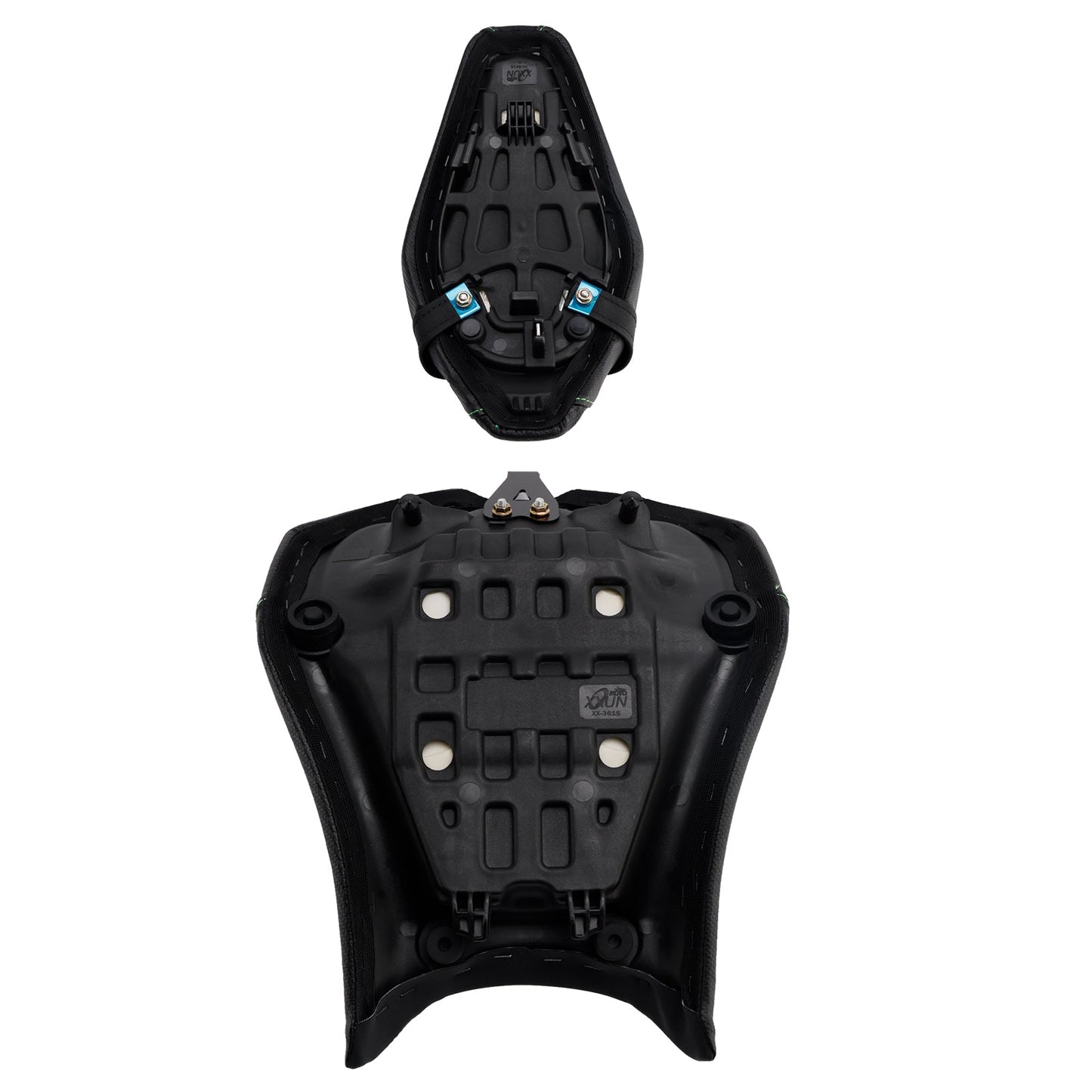 2025 - Cuscino posteriore per sedile conducente e passeggero per Kawasaki Ninja Z900 Zr900-F, colore verde.