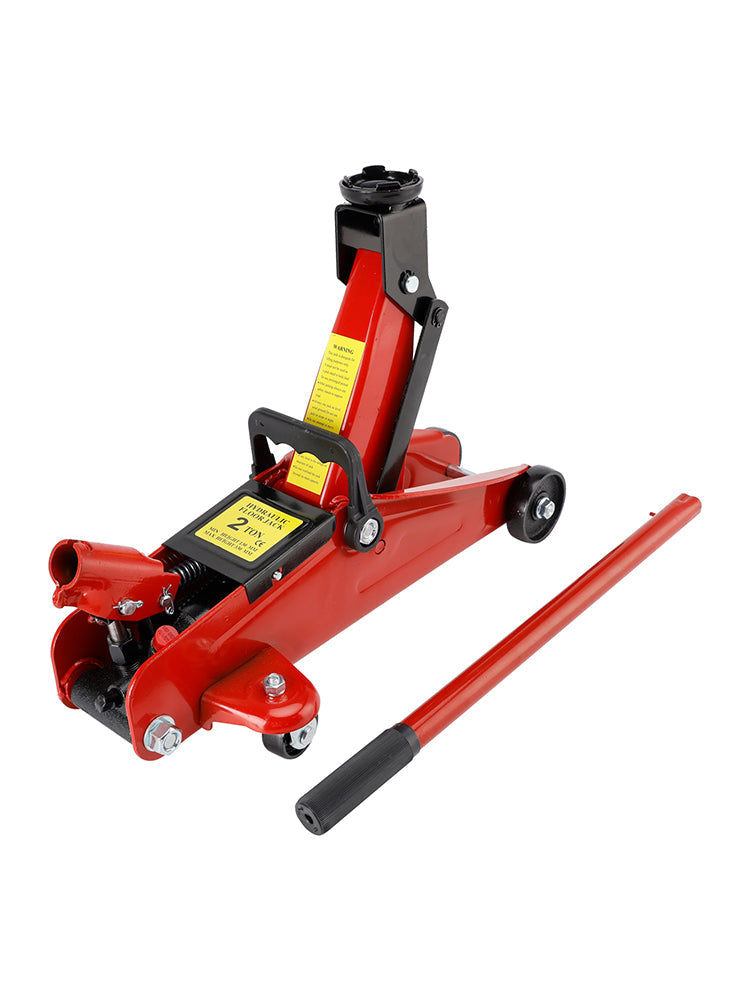 Cric da pavimento a basso profilo, 2 tonnellate (4400 libbre), altezza di sollevamento 5,31""-12,8""