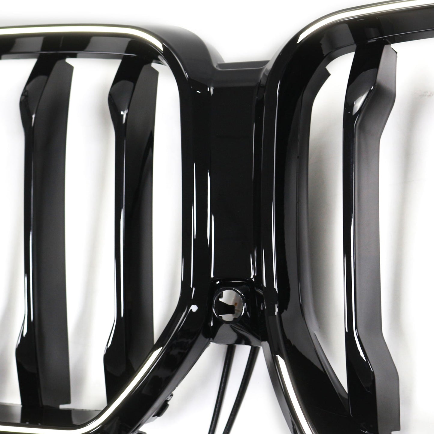 Griglia paraurti anteriore nera BMW X6 G06 M50i 2020-2022 con foro per telecamera