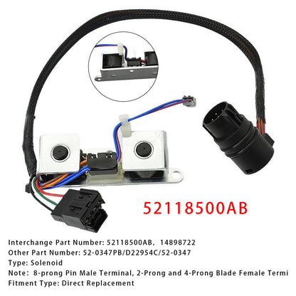 Solenoide overdrive TCC 42RE 46RE 47RE 48RE A500 A518 con cablaggio per Dodge