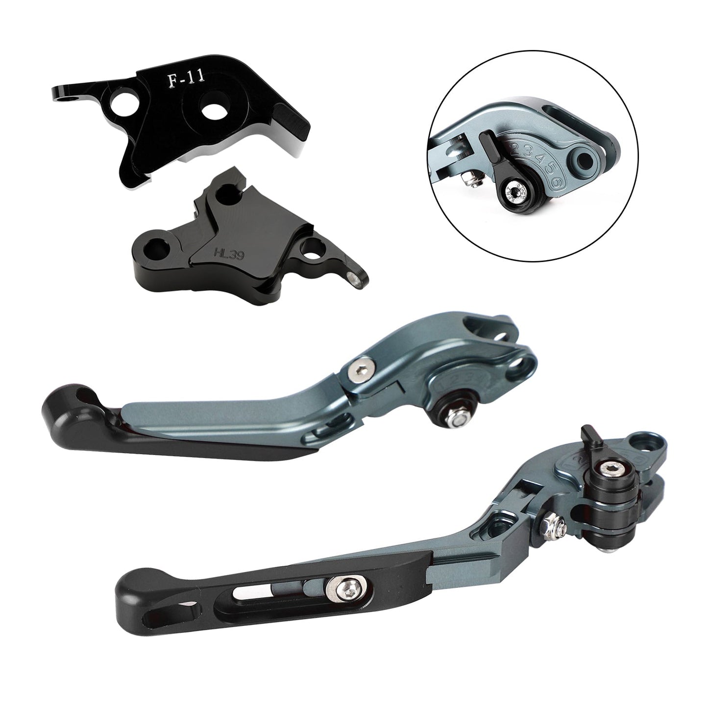 Leva freno frizione regolabile adatta per CFMOTO 700CL-X Sport 2021-2024