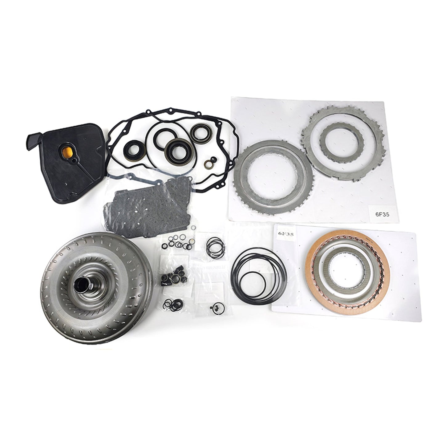 Kit di revisione della trasmissione Ford 2.0L 6F35 con convertitore di coppia dal 2013 in poi