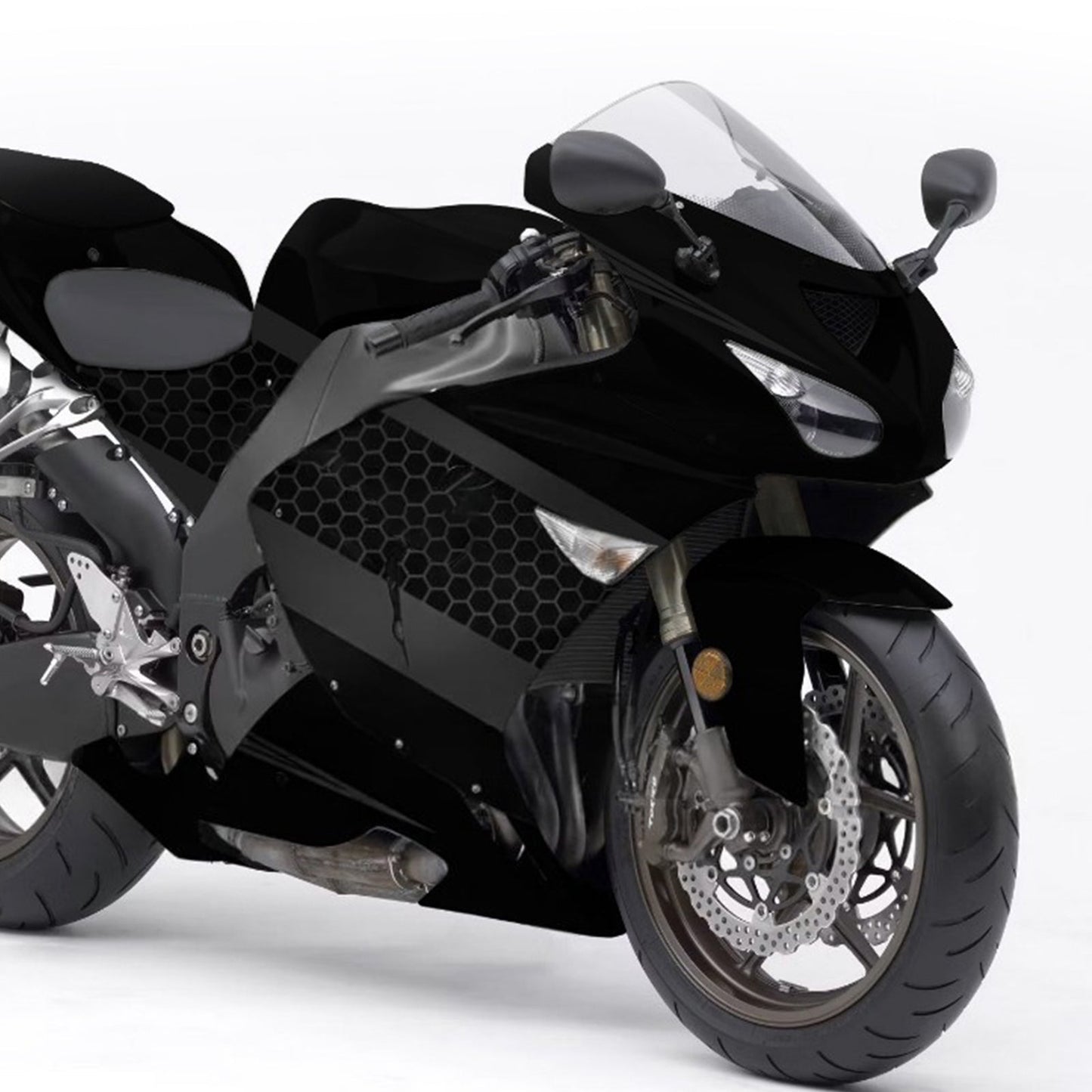 Kit carenatura iniezione in plastica ABS adatto per Kawasaki ZX10R 2006-2007