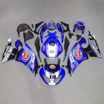 Kit carenatura iniezione in plastica ABS adatto per Kawasaki ZX6R 636 2009-2012