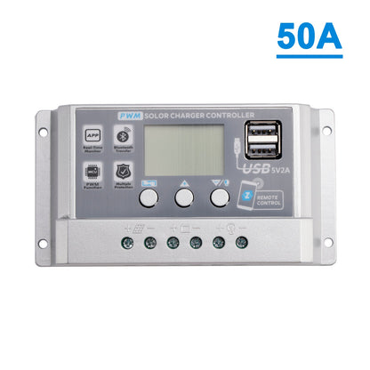 Regolatore solare PWM 10A-60A APP mobile Regolatore solare di controllo intelligente