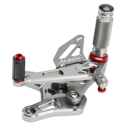 Pedane arretrate in alluminio CNC Kawasaki Ninja ZX6R ZX636 2024-2025