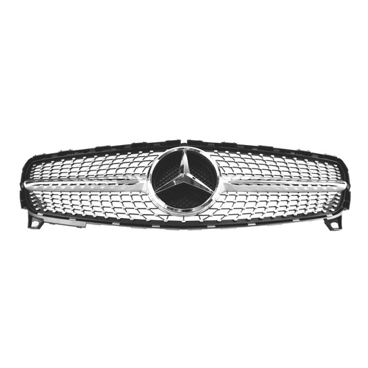 Grille per paraurti anteriore in forma Mercedes Benz A Classe W176 2016-2018 Diamond