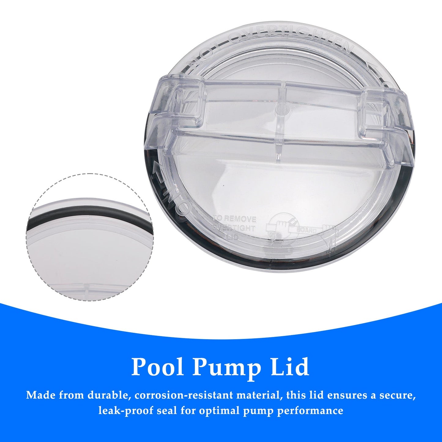 Per CMP 25304-000-020 Coperchio di ricambio per pompa in vetro Dura Sta-Rite C3-139P1
