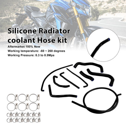 Kit di tubi flessibili in silicone per il liquido di raffreddamento del radiatore per Suzuki GSX-S750/Z 2017-2025