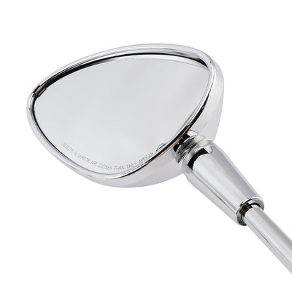 Specchietto M8 Shorty sinistro e destro cromato per scooter Piaggio Vespa Sprint 50 125 150