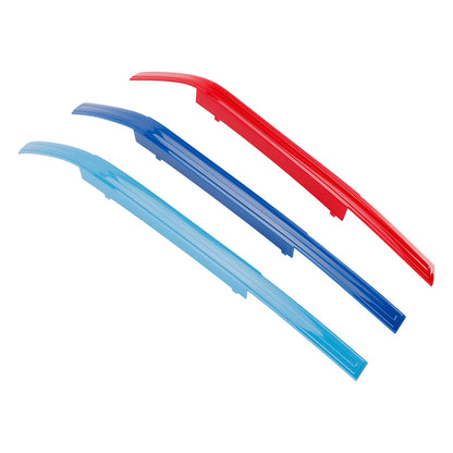 Clip per inserti griglia anteriore a doppio rene in ABS tricolore BMW Serie 7 2023-2025