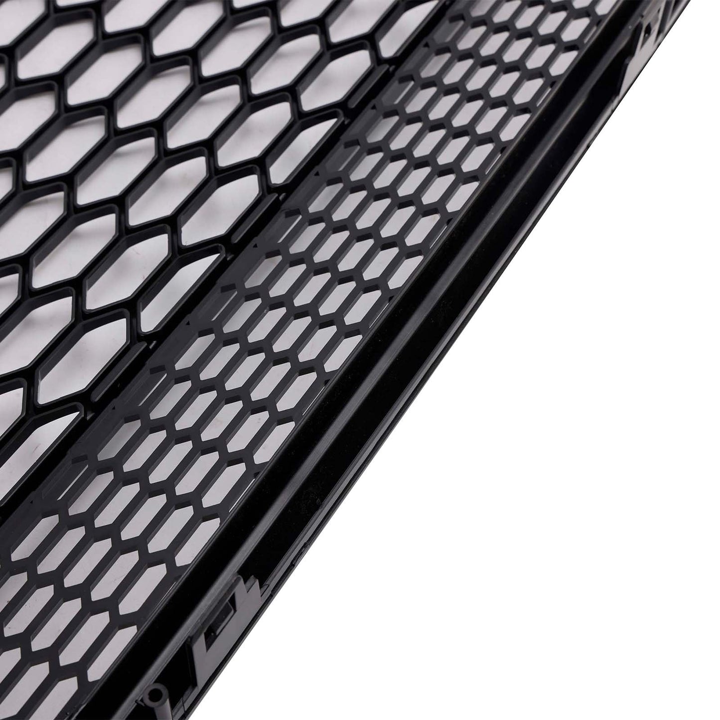 Griglia di ventilazione del radiatore per paraurti anteriore, colore nero lucido, compatibile con Audi Q7 2005-2015.