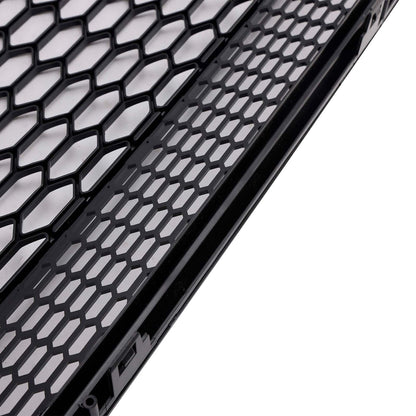 Griglia di ventilazione del radiatore per paraurti anteriore, colore nero lucido, compatibile con Audi Q7 2005-2015.