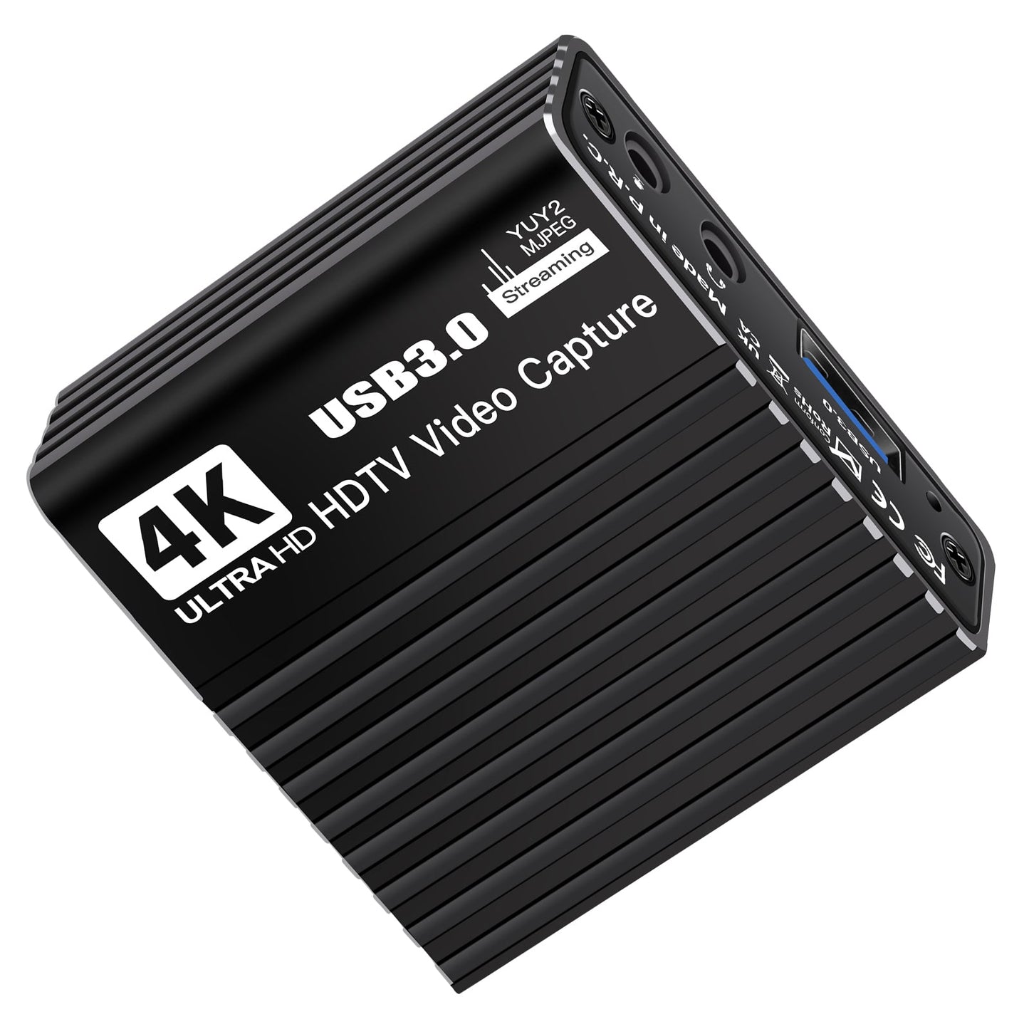 Scheda di acquisizione video USB 3.0 HDMI 4K Box di registrazione Gioco Trasmissione in diretta Microfono