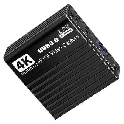 Scheda di acquisizione video USB 3.0 HDMI 4K Box di registrazione Gioco Trasmissione in diretta Microfono