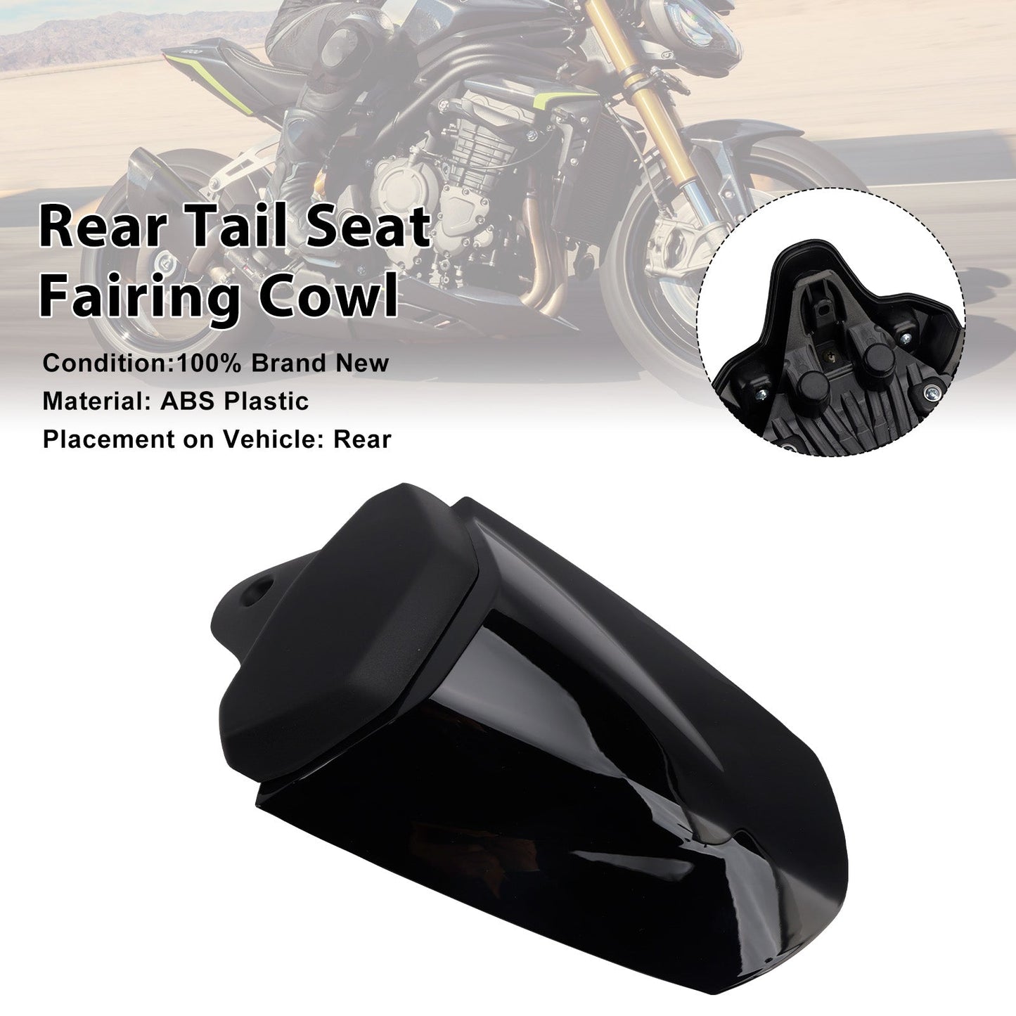 2025-2026 Per Speed Triple 1200 RS Copertura cupolino posteriore sella