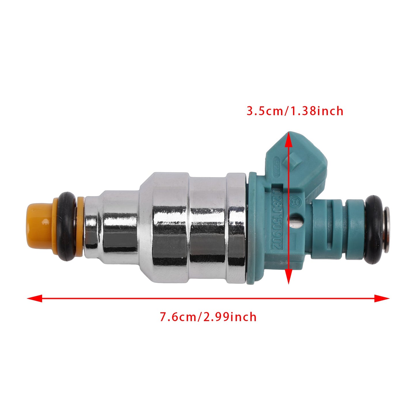 4 iniettori di carburante per Volkswagen Golf Cabriolet Jetta Fox 1.8L I4 0280150902