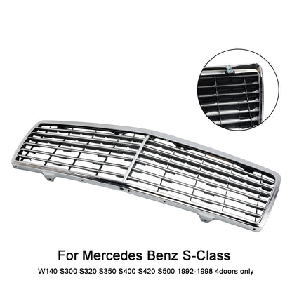 Griglia paraurti anteriore cromata Mercedes Benz Classe S W140 1992-1998