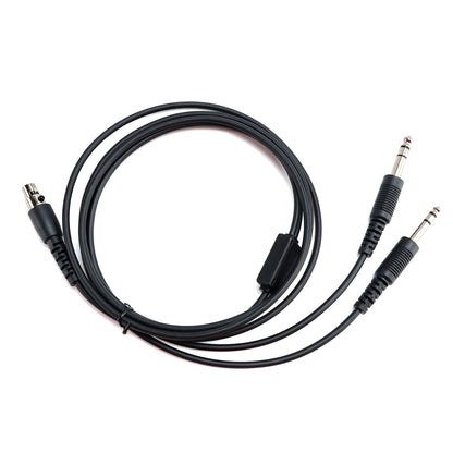 Cuffie antirumore per piloti con connettori GA da 6,3/5,2 mm, universali per aeromobili.